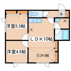 カナディアン１９９９の物件間取画像